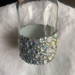 Bedazzled Glass Vase